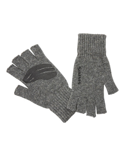 Simms Wool Half-Finner Glove-Steel