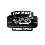 STLHD Fish More Sticker