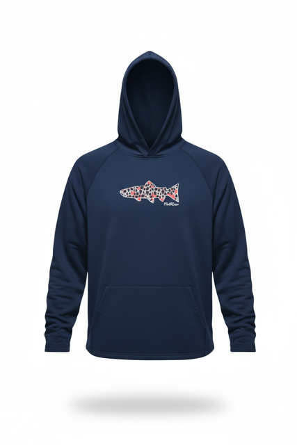 Mothbear Abstracto Trout Hoodie