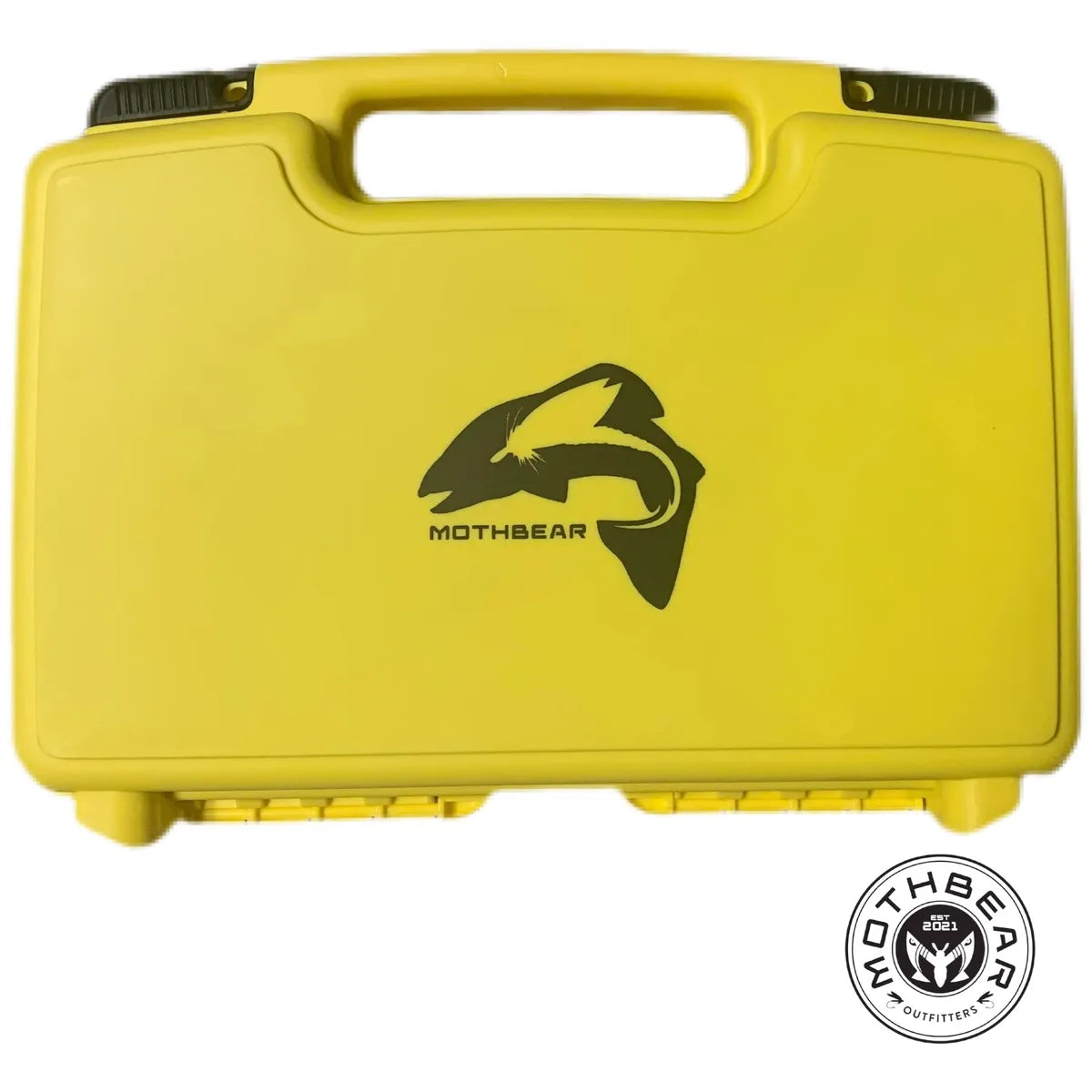 MothBear large fly box, monster streamer fly box, large fly storage, affordable fly box, suitcase style fly box, fishing streamer storage, saltwater fly box, oversized fly box, fly fishing gear organization, large capacity fly box.