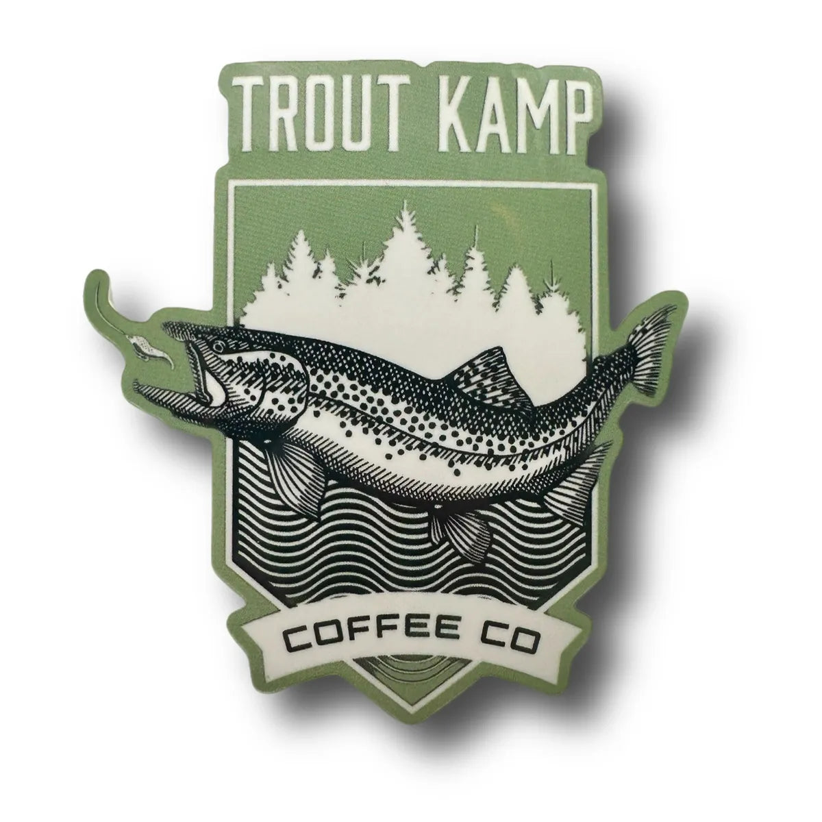 Trout Kamp Coffee Sticker