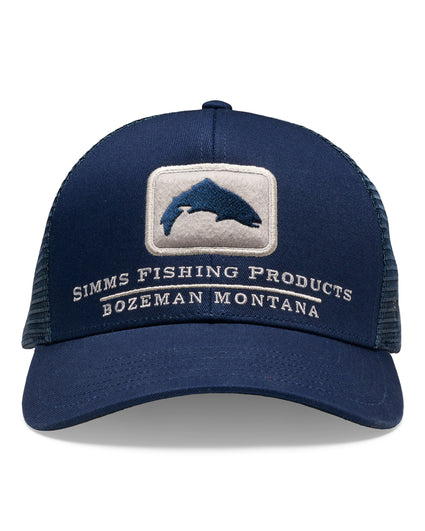 Simms Double Haul Icon Trucker Hat Huckleberry