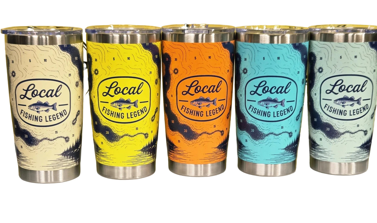20oz Travel Mug "Local Fishing Legend"
