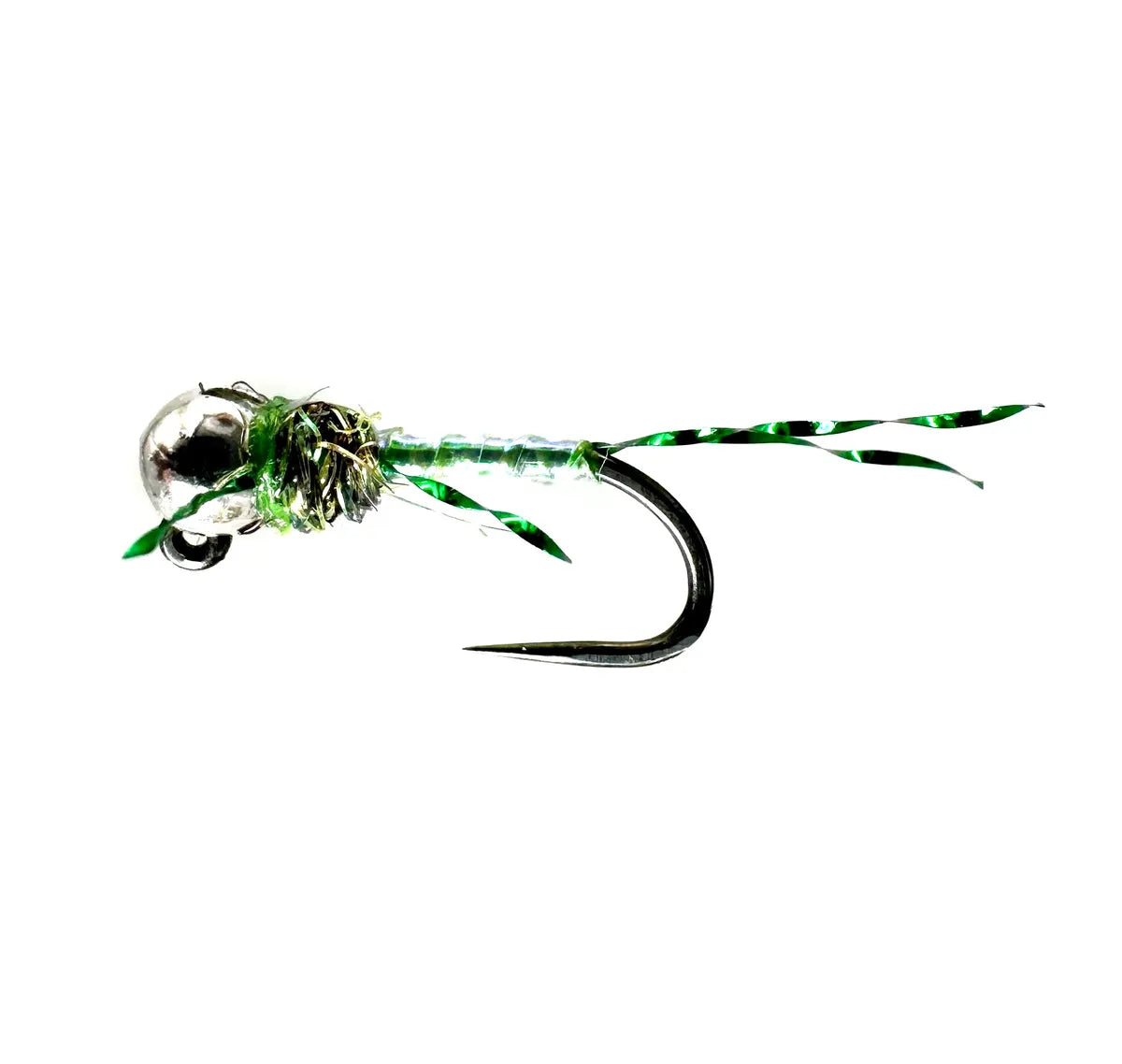 Bead Head Green Hue Jig Fly