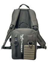Waterproof fishing backpack, chest pack combo, Black Series fishing gear, 27L backpack, 4L chest pack, versatile tackle storage, durable TPU pack, rod tube straps, fly fishing pack, waterproof combo pack.