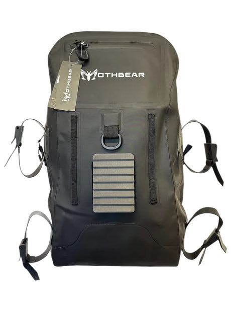 Waterproof fishing backpack, chest pack combo, Black Series fishing gear, 27L backpack, 4L chest pack, versatile tackle storage, durable TPU pack, rod tube straps, fly fishing pack, waterproof combo pack.