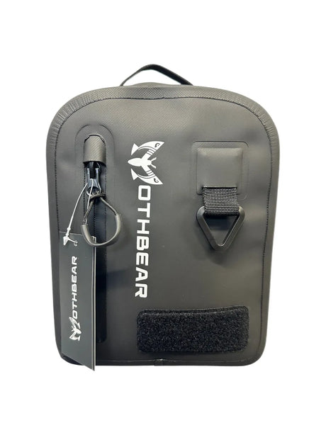 Waterproof chest pack, fly fishing chest pack, wade fishing gear, Black Series fishing bag, 4L fishing pack, net holder attachment, waterproof fishing accessories, durable TPU pack, fishing tackle storage, hands-free fishing pack.