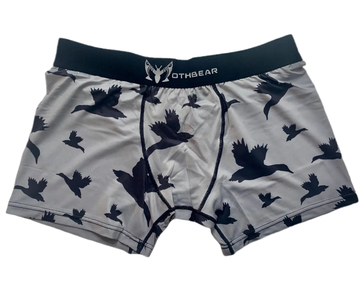 duck hunting themed mens boxers