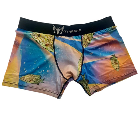 bass fishing themes mens boxers