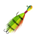 Colorful fishing lure with a white background
