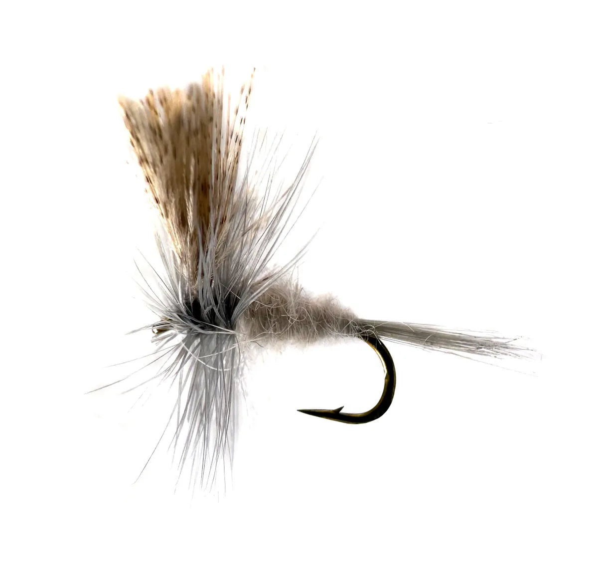 Fly fishing, Light Hendrickson Dry Fly, Mayfly, Trout Lure, Hendrickson Hatch, Ephemerella subvaria, Early Spring Fishing, Barbed Hook, Fly Fishing Gear, Fly Patterns, Fly Tying, Fishing Lures, Dry Fly Fishing, Trout Fishing.