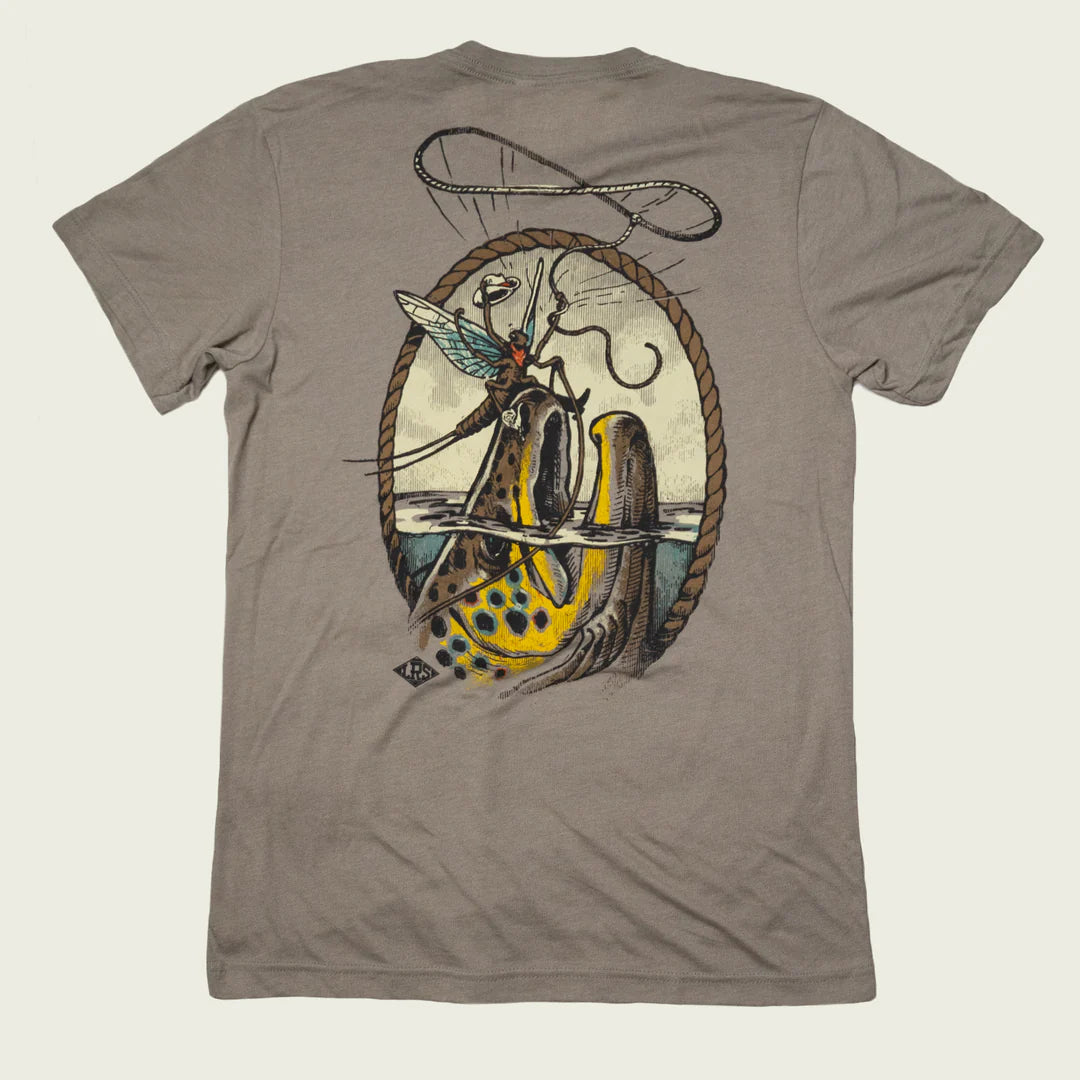 Lakes Rivers Streams Mayfly Rodeo T-Shirt