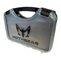 MothBear large fly box, double sided boat box, heavy duty fly box, waterproof streamer box, clear fly box, saltwater fly storage, ice fishing jig box, large capacity fly box, tough ABS plastic fly box, easy carry handle fly box.
