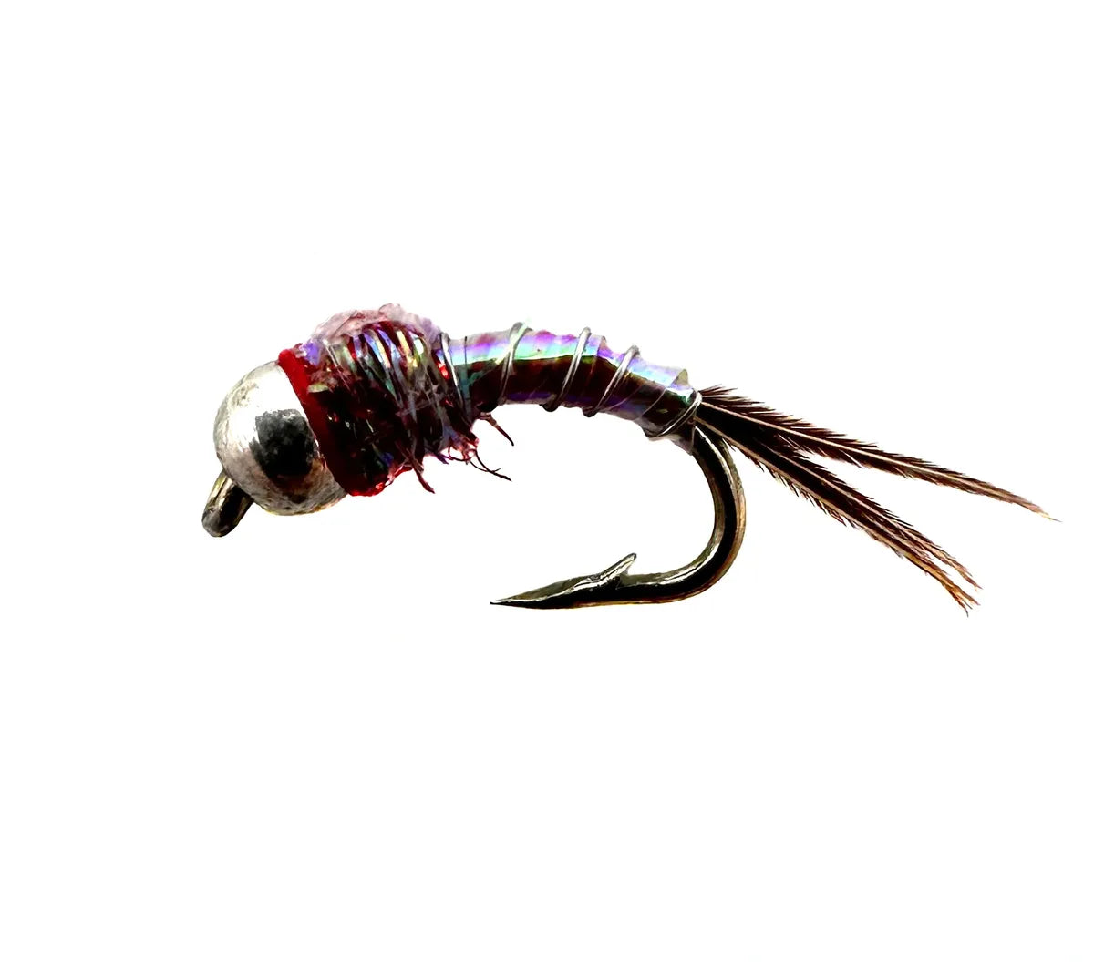 Rainbow Warrior Nymph Fly - Barbed