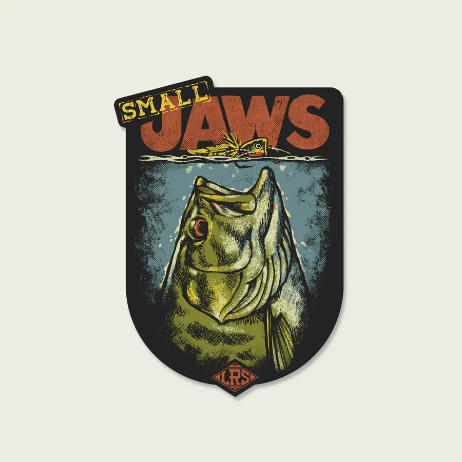 Lakes Rivers Streams Small Jaws Decal