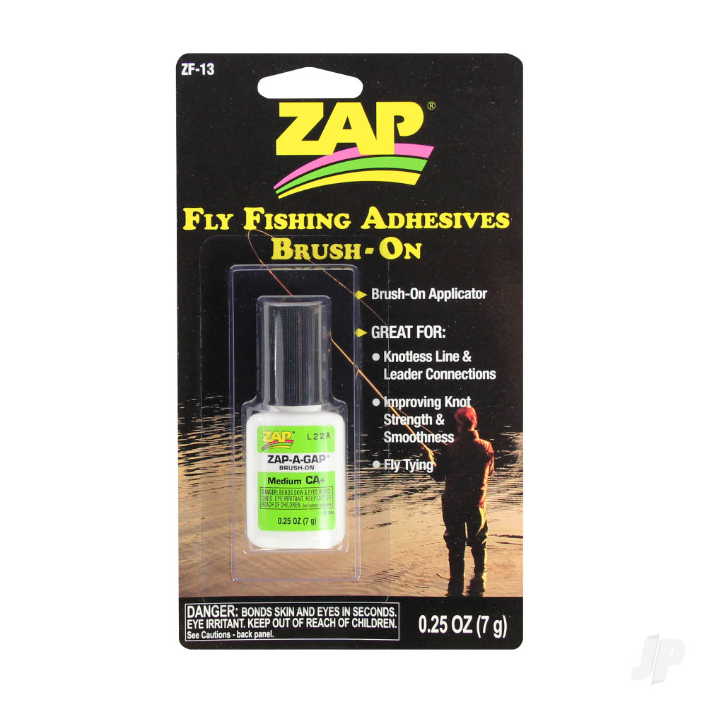 Zap-A-Gap Fly Fishing Adhesive Brush On 1/4oz