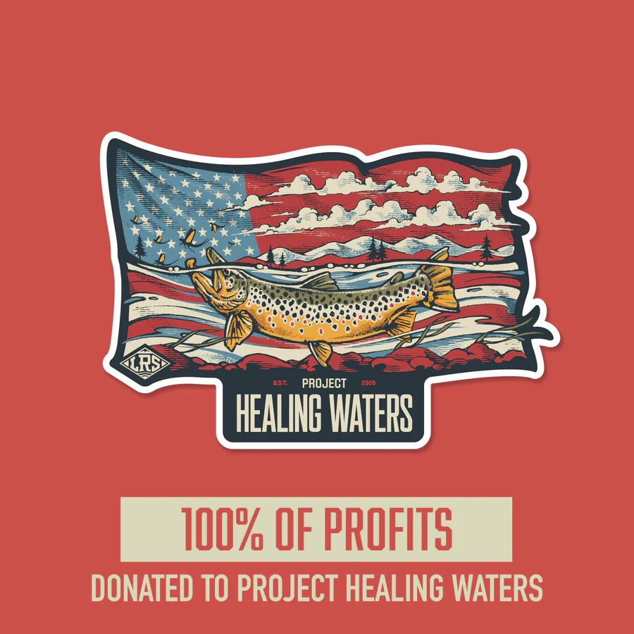 Lakes Rivers Streams project Healing Waters BT Decal